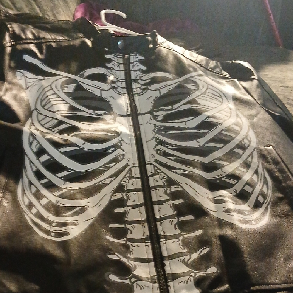 Skeleton Graphic Black Jacket - image 1